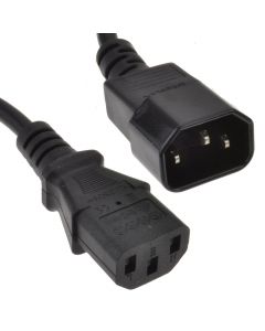 PL15010 Power Extension Cable IEC Male to Female C14 to C13 1m