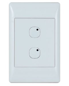 Omni-Bus 2-Button Wall Switch-White