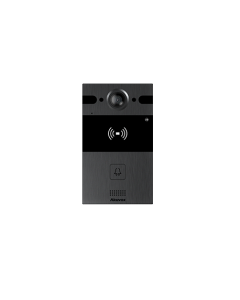 Akuvox R25AF Compact IP Door Intercom Unit with 1 Call Button (Video & Card reader), incl. Flush Mount Backbox