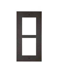 9155022B Surface Installation Frame for 2 Helios IP Verso Modules - Black