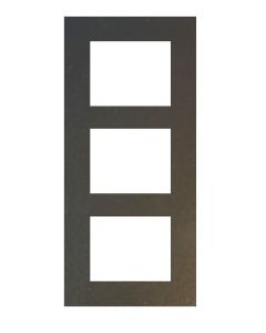 9155023BZ Surface Installation Frame for 3 Helios IP Verso Modules - Anodic Bronze AK20 Y2214F