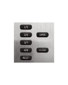 Blind Control of up to 8 Blinds Button Set