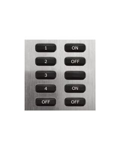 4 Scene, Off + On/Off of 2 adjacent Room Nos. Button Set