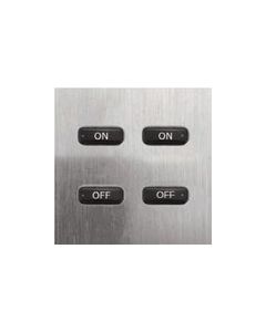 On Off control x 2 Button Set