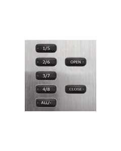 Blind Control of up to 8 Blinds Button Set