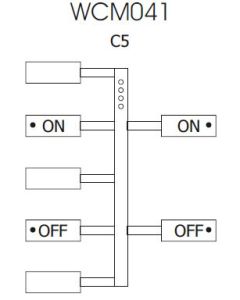 7 Button Wired Electronic 2 on/off