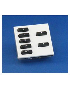 50x50 Euro Module Cover Plate for WCM-070 - White
