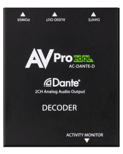 AVProedge 2CH Dante Network Decoder