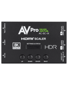 AC-SC-1X 40 Gbps 8K HDMI EDID Manager, Pixel Scaler, Audio Extractor & Reclocker with loop-out, toslink