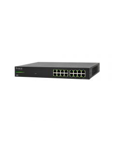 AN-110-SW-F-16 110-series 16-port Unmanaged+ Gigabit Switch with Front Port