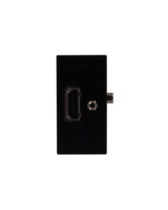 HDMI Module - Sideways Orientation - 25x50 - Black