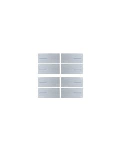 eelectron KIT 8 BUTTONS METAL SILVER - LINE