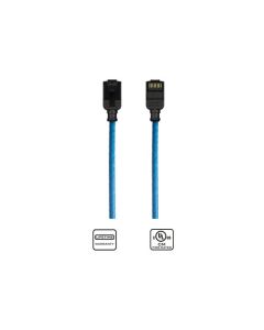K23045-0200-BL 2.0 meter CAT6 slim profile network patch cord | Blue