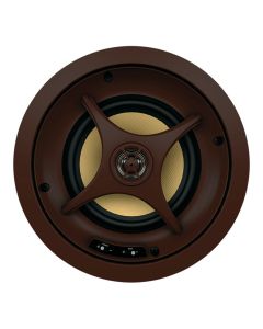 C695s Ceiling Speaker with 6.5 inches Kevlar Woofer 1 inch Pivoting Aluminum Tweeter and Tone Switches