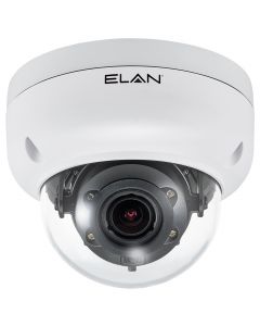 EL-IP-IDV4-WH ELAN IP Varifocal Lens 4MP Indoor Dome Camera with IR (White)