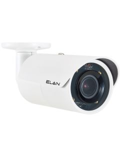 EL-IP-OBA4-WH ELAN Surveillance IP Autofocus 4MP Bullet Camera with Advanced Analytics (White)
