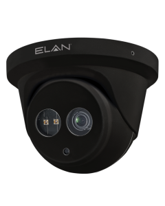 EL-IP-OTA4-BK Surveillance IP Motorized Autofocus 4MP Outdoor Turret Camera with IR (Black)