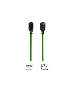 K23045-0025-GN 0.25 meter CAT6 slim profile network patch cord | Green