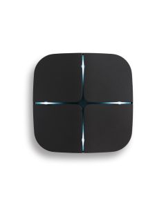 eelectron Knx Minipad 8 Ch/ Ts/ Circular Functions – Complete - Matte Black + Opaline Center