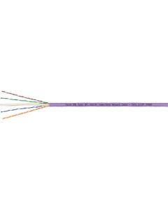 K13002-305M-PP ONE CAT6 U/UTP 24AWG LSZH 305 meter - Purple