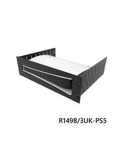 R1498/3UK-PS5DE Rack Shelf With Custom Plate for PS5 Digital Edition