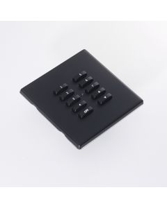 WLM-100-MB 10 Button Matt Black Cover Plate Kit for WCM Wired Control Modules - Single Gang