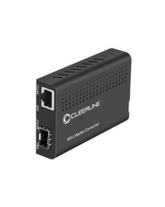 CLE-SSF-SFP-RJ45-1G Cleerline Standalone Media convertor. Gigabit 10/100/1000Base-Tx to 100/1000Base-X SFP slot