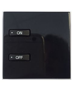 WEU-02-B 50x50 Euro Module Cover Plate for WCM-020 - Black