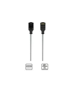 K23045-0400-WH 4.0 meter CAT6 slim profile network patch cord | White
