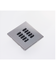 WLM-100-BN 10 Button Flush Screwless Front Plate Kit - Black Nickel
