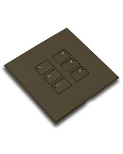 WP-EOS-60-BM cover plate kit for EOS wired control modules - Single Gang Matt Bronze