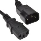 PL15010 Power Extension Cable IEC Male to Female C14 to C13 1m