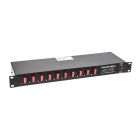 PDU16-10DJ-UK 1U 16A 10-Channel Power Distribution Unit (UK)