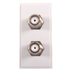Triax 304246 Twin F - Back to Back Barrel Coupler