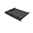 R1498/1UK-ATV2 1U Rack Shelf with Face Plate For 2 x Apple TV (Gen 1, 2 and 3)