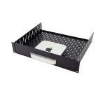 R1498/2UK-MACMINI13 2U Rack Shelf with Face Plate For Mac Mini