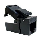 705BK-1 EZ-SnapJack Cat5e UTP (Black) Each - EOS