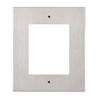 9155011 Flush Installation Frame for 1 Helios IP Verso Module - Brushed Nickel