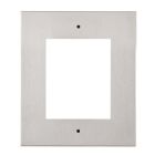 9155011 Flush Installation Frame for 1 Helios IP Verso Module - Brushed Nickel