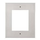 9155011 Flush Installation Frame for 1 Helios IP Verso Module - Brushed Nickel