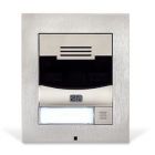 9155301CS Solo (Surface Mount) 1 Button Intercom with Camera - Brushed Nickel