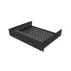R1498/2UK-ATV2 2U Vented Rack Shelf With Faceplate For 2 x Apple TV (Gen 4 and 5)