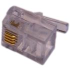 AS-U-C5E-PLG-1 Cat5e UTP RJ11 (Price Each Plug Pack of 10)