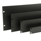 R1385/1UK 1U Rack Panel Steel Black