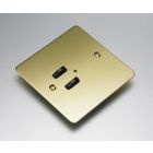 RVF-020-PB 2-Button lighting flat plate kit, suitable for flush or surf