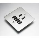 RVF-070-MSS 7-Button lighting flat plate kit, suitable for flush or surf