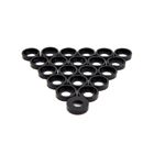 S1940-100 Cup Washer M6 Black Plastic - 100 Pack