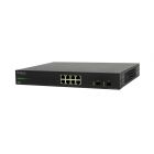AN-210-SW-F-8-POE 210-series 8-port L2 Managed Gigabit Switch with PoE+