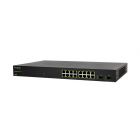 AN-310-SW-F-16-POE 310-series 16-port L2 Managed Gigabit Switch with Full PoE+