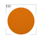 FrenchFlair Grill Fabric - Orange - Strelizia | AS-S10